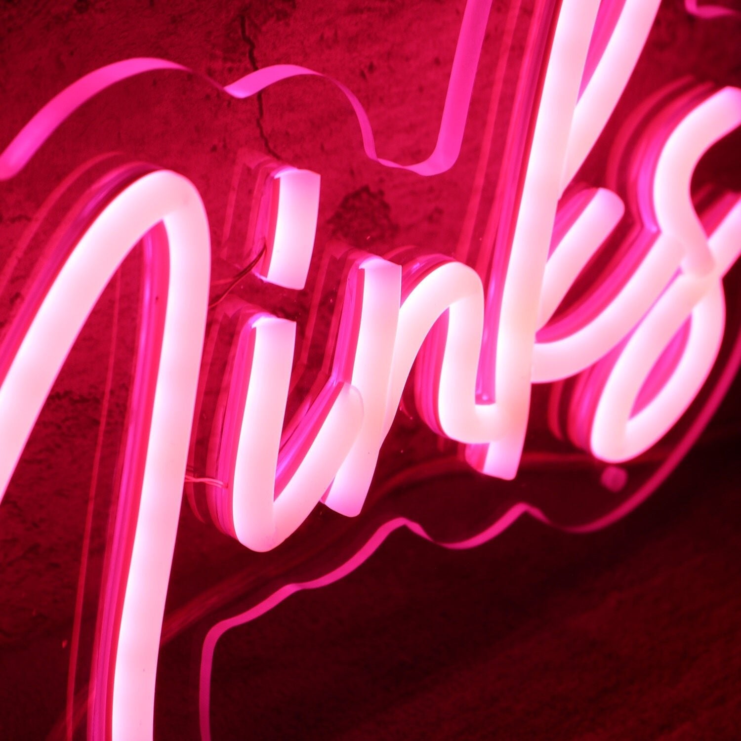 Eyerial Minks Red Led Neon Sign - Shineneon