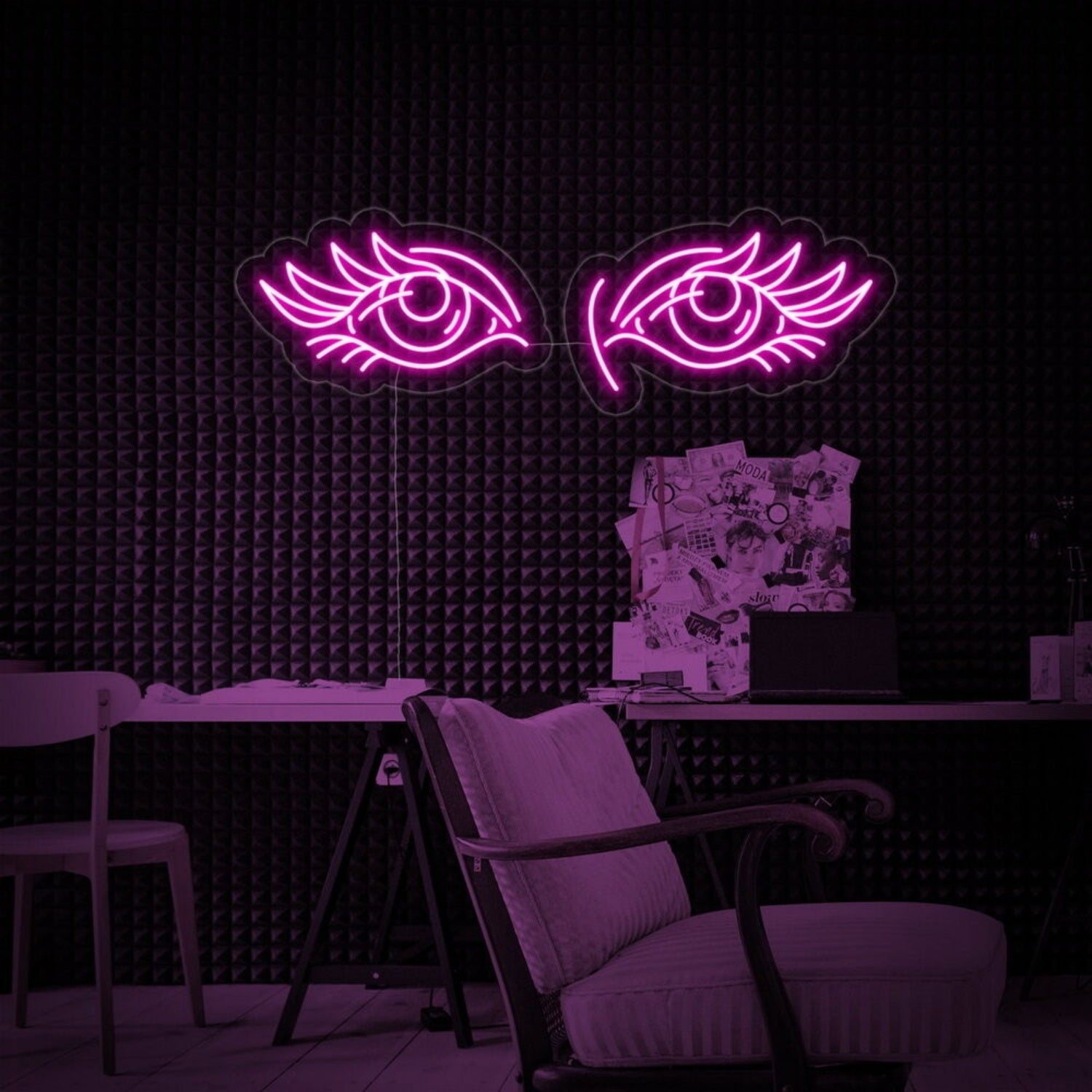 Eyes Lashes V1 Led Neon Sign | Shineneon