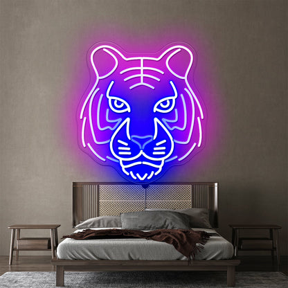Eyes Of The Tiger Cool Neon Signs For Kid Wall Art - Shineneon