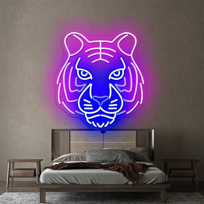 Eyes Of The Tiger Cool Neon Signs For Kid Wall Art