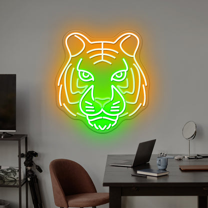 Eyes Of The Tiger Cool Neon Signs For Kid Wall Art