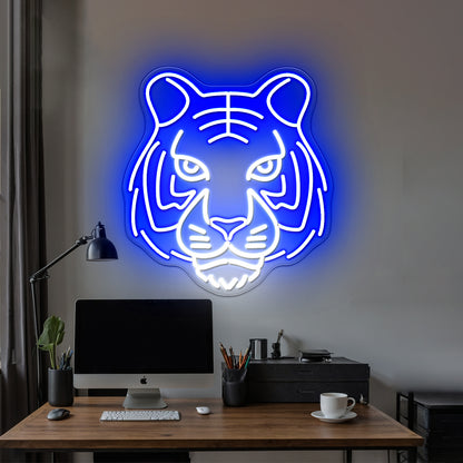 Eyes Of The Tiger Cool Neon Signs For Kid Wall Art