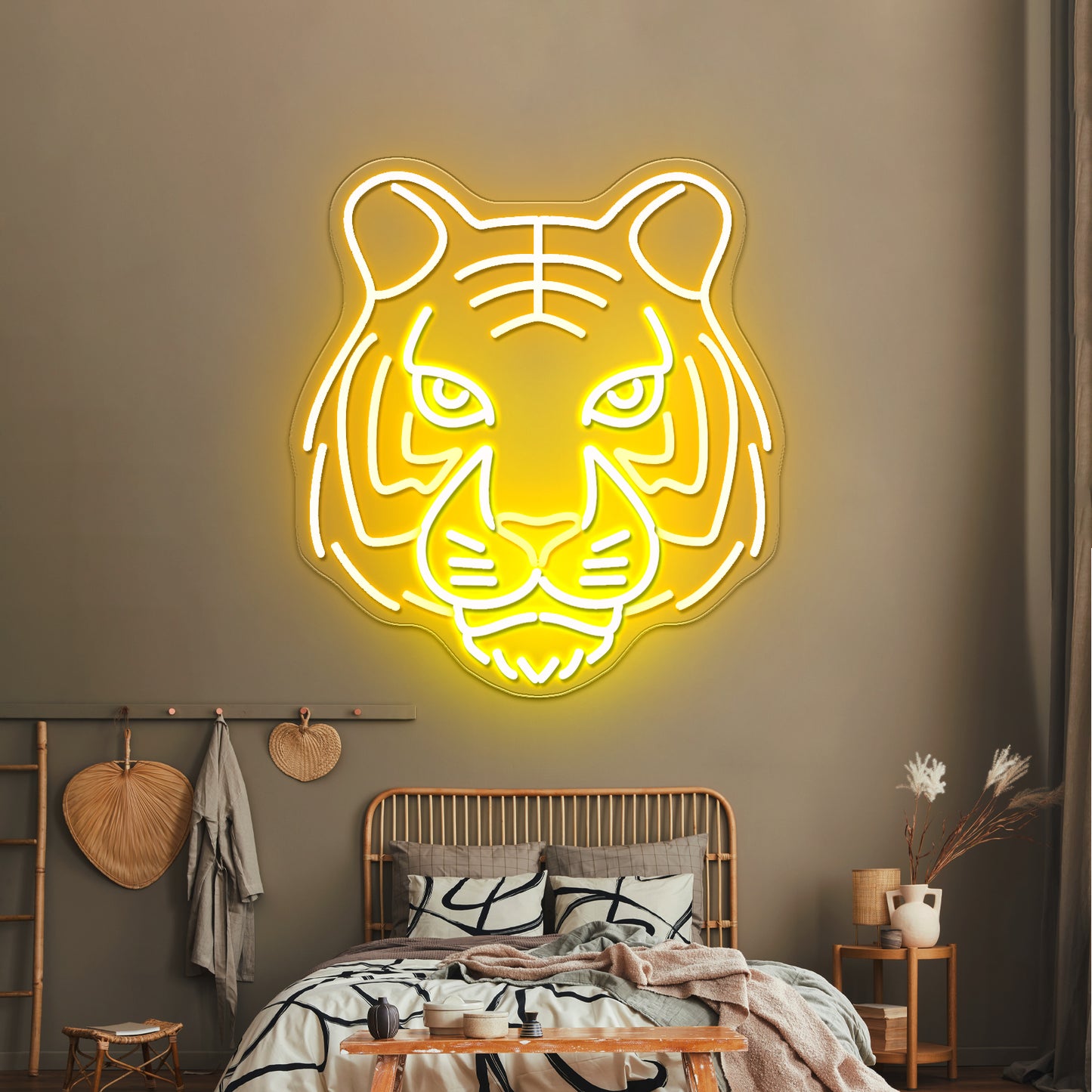 Eyes Of The Tiger Cool Neon Signs For Kid Wall Art