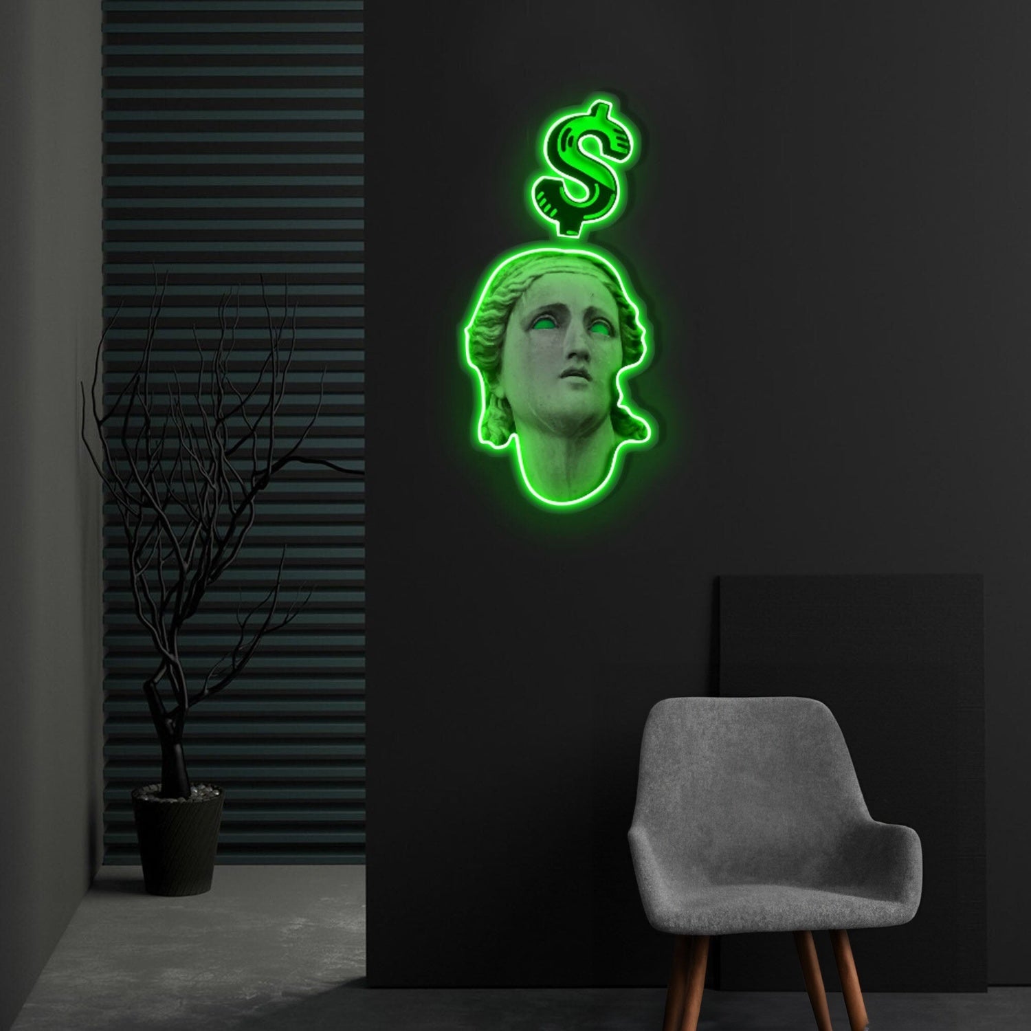 Eyes On The Prize Neon X Acrylic Artwork - Shineneon