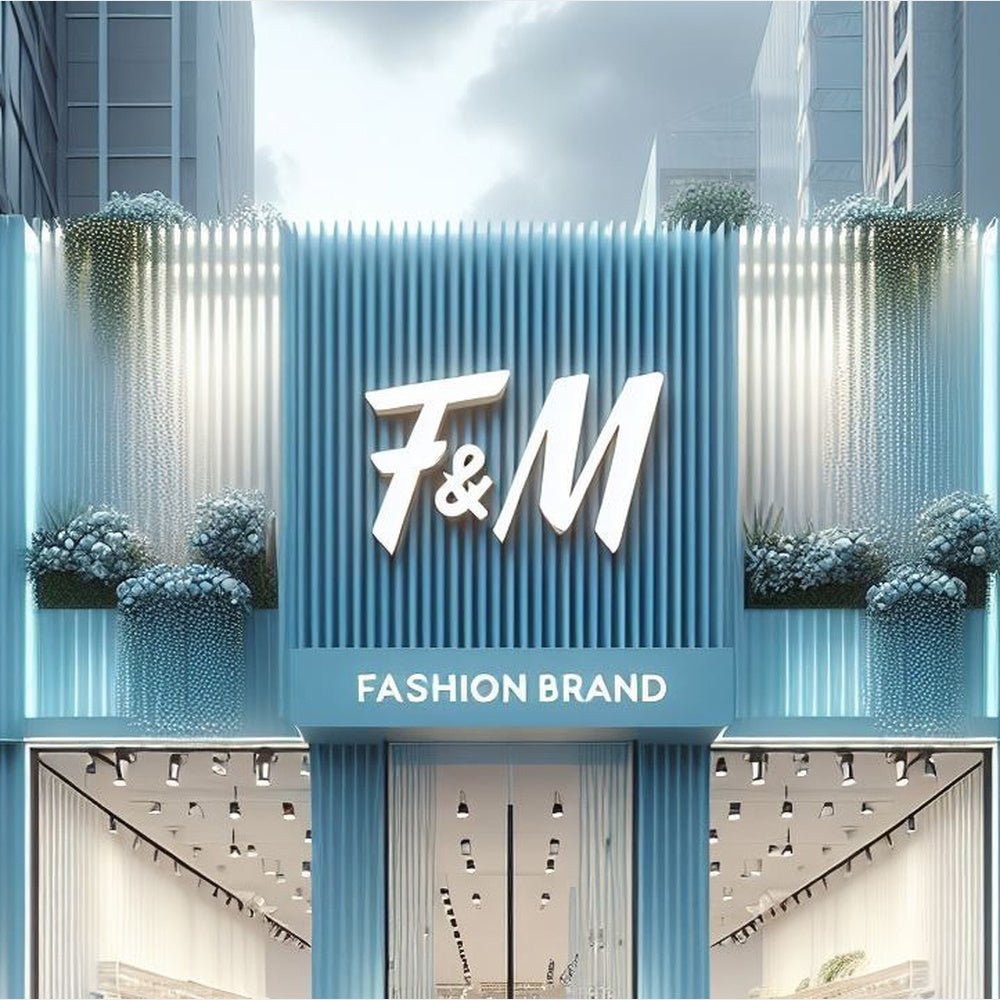 F And M 3D Frontlit Channel Letters Led Light Sign - Shineneon