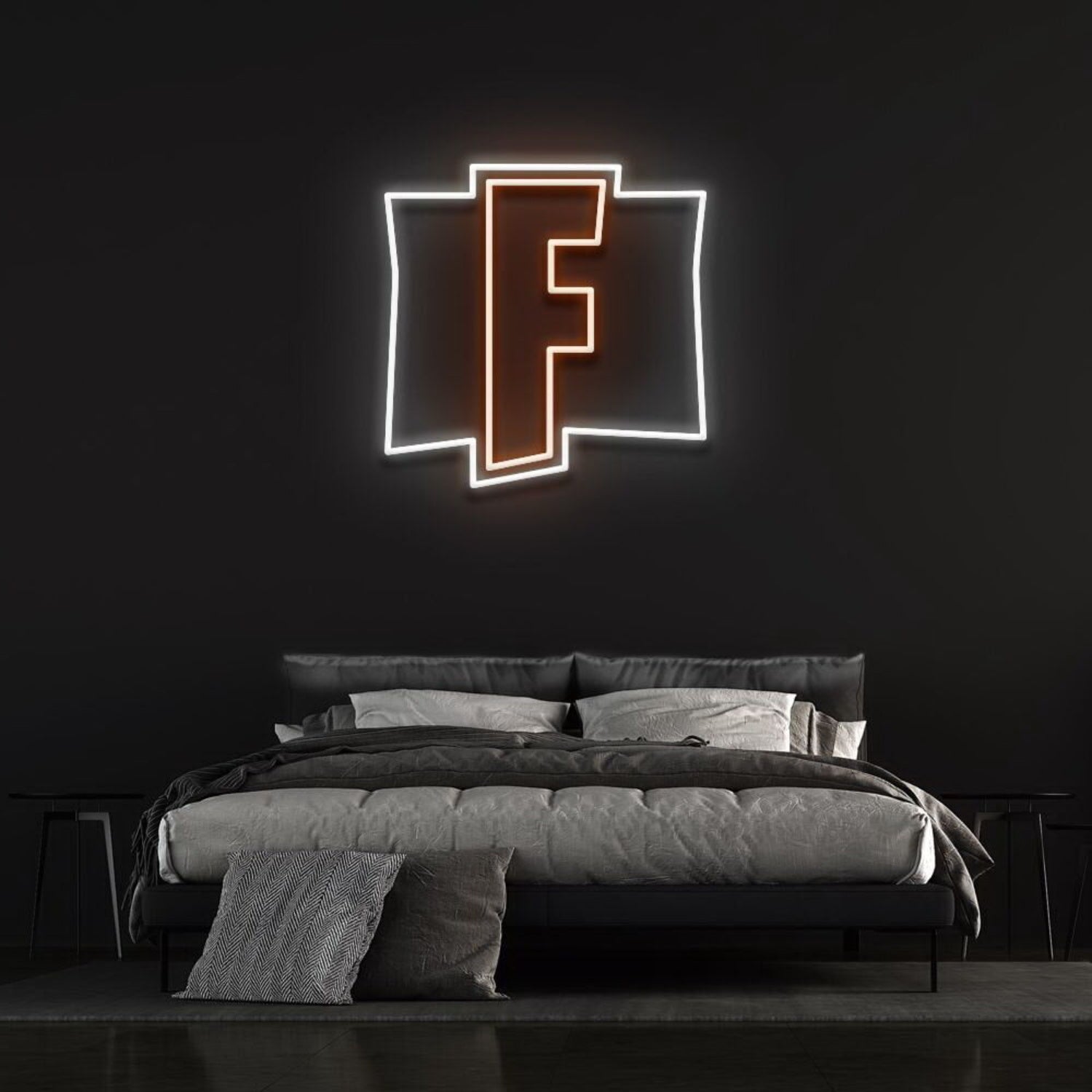 F Game Logo Led Neon Sign For Gaming Fans | Shineneon
