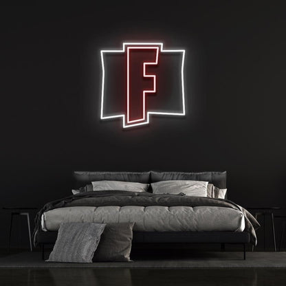 F Game Logo Led Neon Sign For Gaming Fans | Shineneon