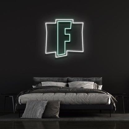 F Game Logo Led Neon Sign For Gaming Fans | Shineneon