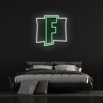 F Game Logo Led Neon Sign For Gaming Fans | Shineneon