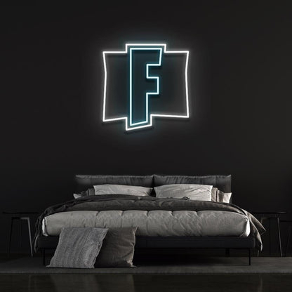 F Game Logo Led Neon Sign For Gaming Fans | Shineneon