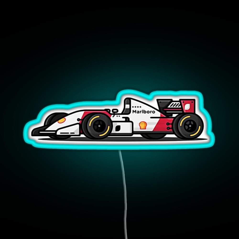 F1 Car Rgb Led Neon Sign Pop Wall Art - Shineneon