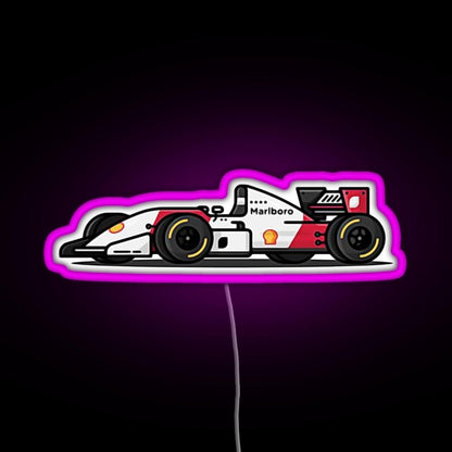 F1 Car Rgb Led Neon Sign Pop Wall Art - Shineneon