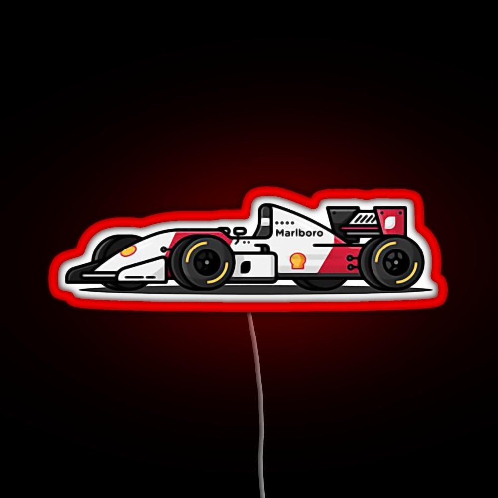 F1 Car Rgb Led Neon Sign Pop Wall Art - Shineneon