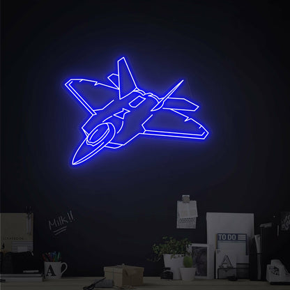 F14 Fighter Led Neon Sign Game Rooms Bars And Wedding | Shineneon
