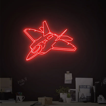 F14 Fighter Led Neon Sign Game Rooms Bars And Wedding | Shineneon