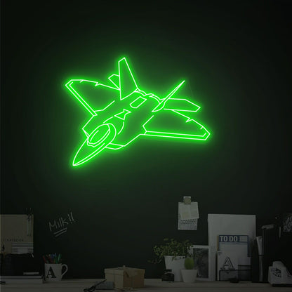 F14 Fighter Led Neon Sign Game Rooms Bars And Wedding | Shineneon