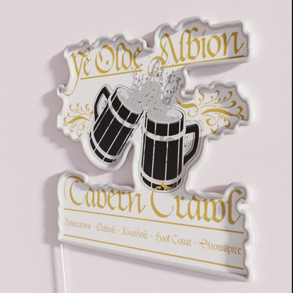 Fable Albion Tavern Crawl Rgb Led Neon Sign - Shineneon