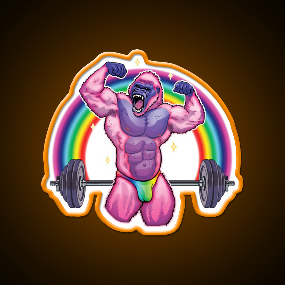 Fabulous Beast Mode Gym Fitness Led Neon Sign Rgb Color - LED neon sign view 6