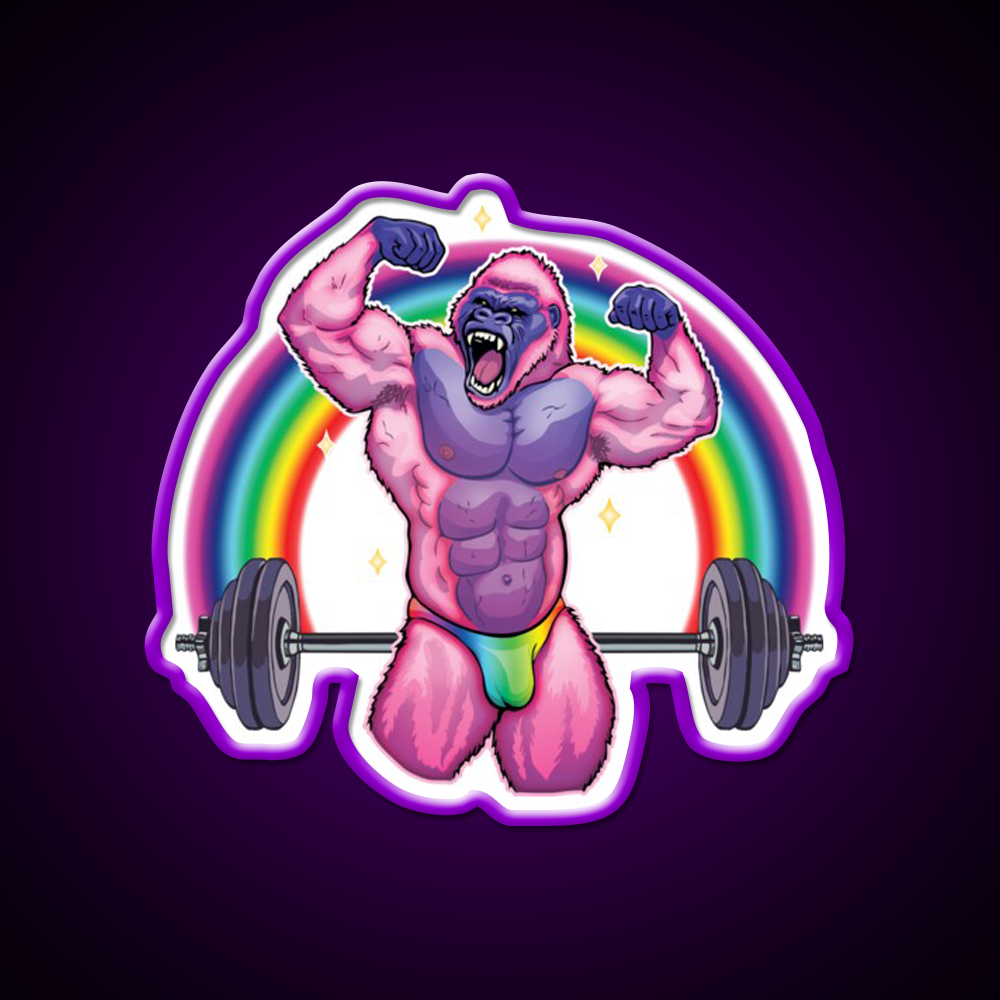 Fabulous Beast Mode Gym Fitness Led Neon Sign Rgb Color - LED neon sign view 9