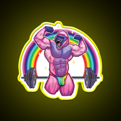 Fabulous Beast Mode Gym Fitness Led Neon Sign Rgb Color - LED neon sign view 7