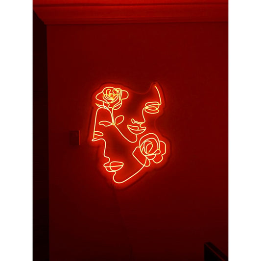 Face Art Led Sign Business Neon Sign