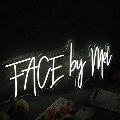 Face By Mel White Led Neon Sign - Shineneon