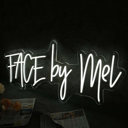 Face By Mel White Led Neon Sign - Shineneon