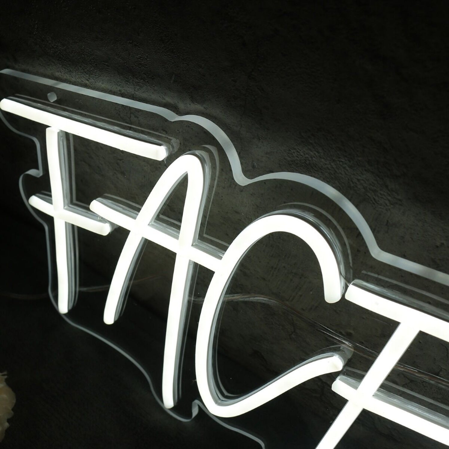 Face By Mel White Led Neon Sign - Shineneon