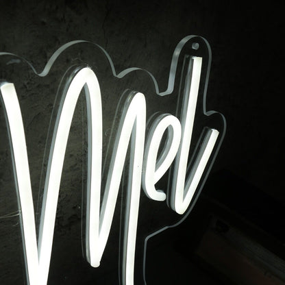 Face By Mel White Led Neon Sign - Shineneon