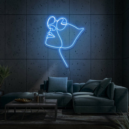 Face With Glasses Led Sign - Shineneon