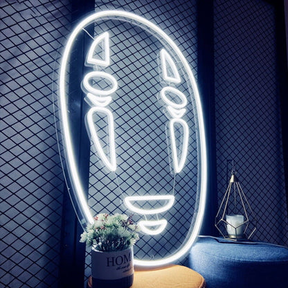 Faceless Male Anime Characters Led Neon Sign - Shineneon