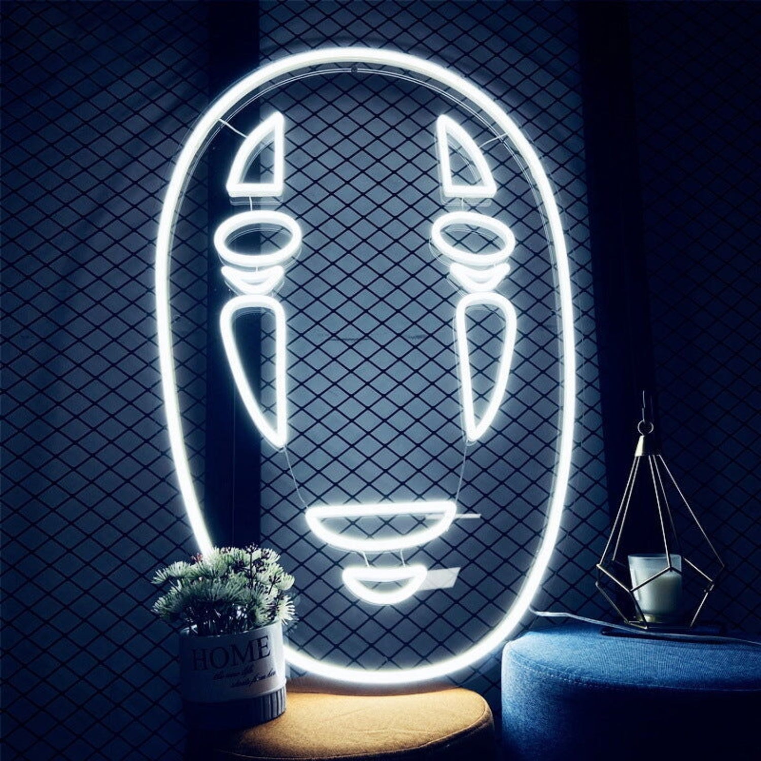 Faceless Male Anime Characters Led Neon Sign - Shineneon