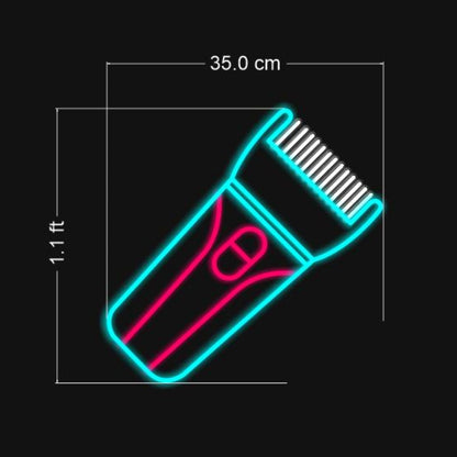 Fades By Slade Purple White Red Cyan Barber Pole Led Neon Sign For Salon Business Decor | Shineneon