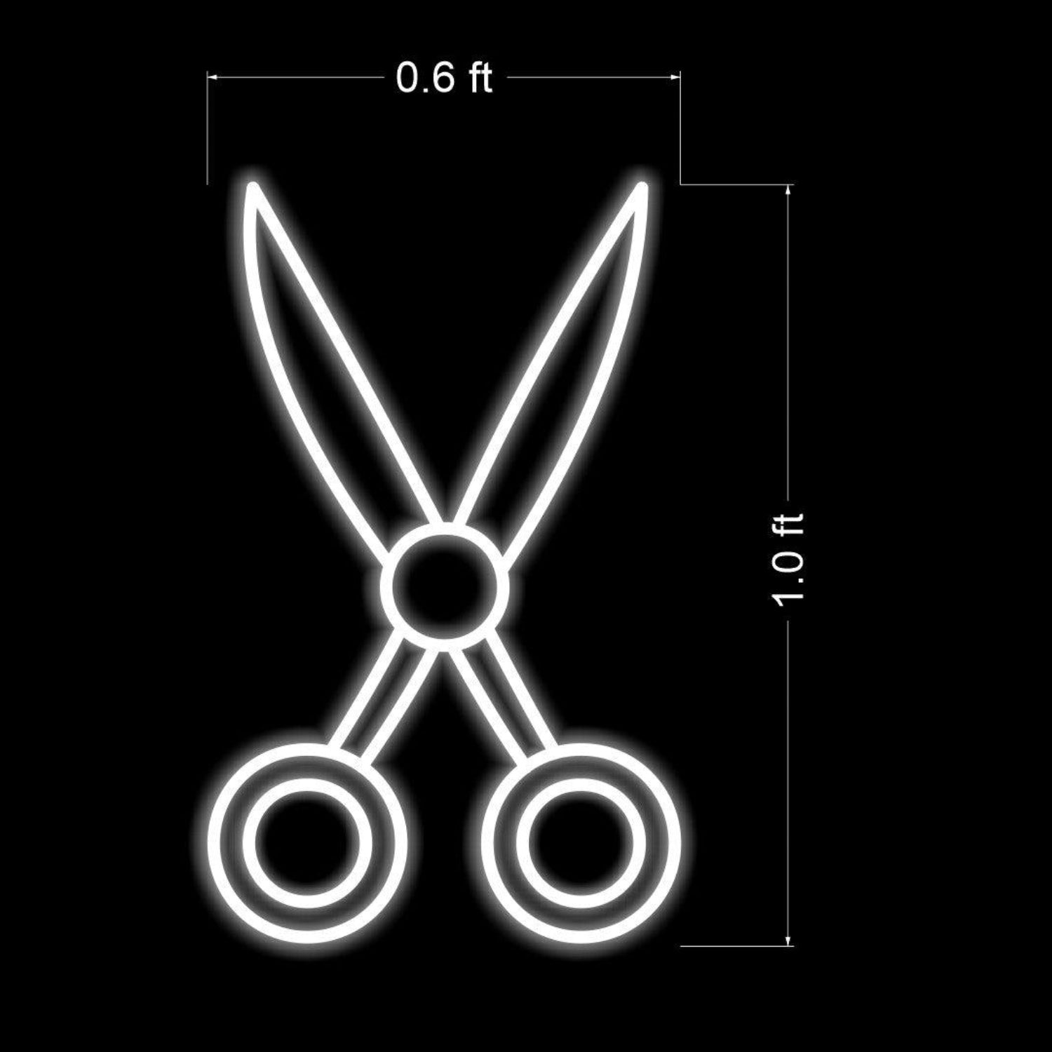 Fades By Slade Purple White Red Cyan Barber Pole Led Neon Sign For Salon Business Decor | Shineneon