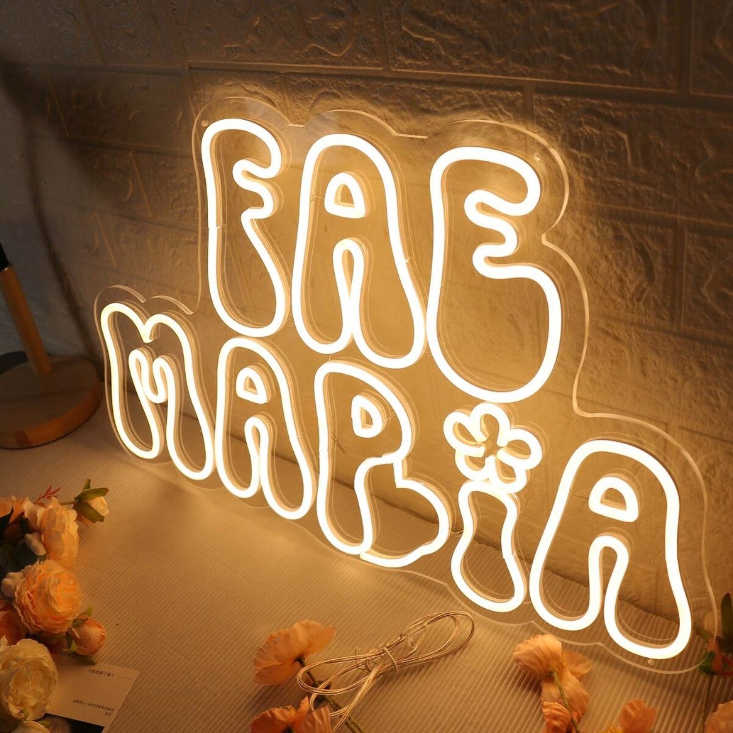 Fae Maria Yellow Led Neon Sign | Shineneon