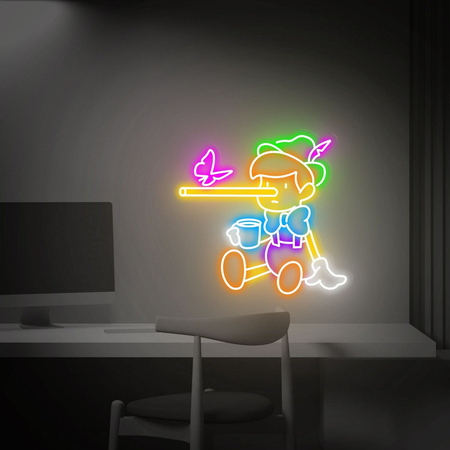 Fairy Tale Dreams Pinocchio Led Neon Sign Kids Rooms | Shineneon