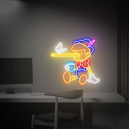 Fairy Tale Dreams Pinocchio Led Neon Sign Kids Rooms | Shineneon