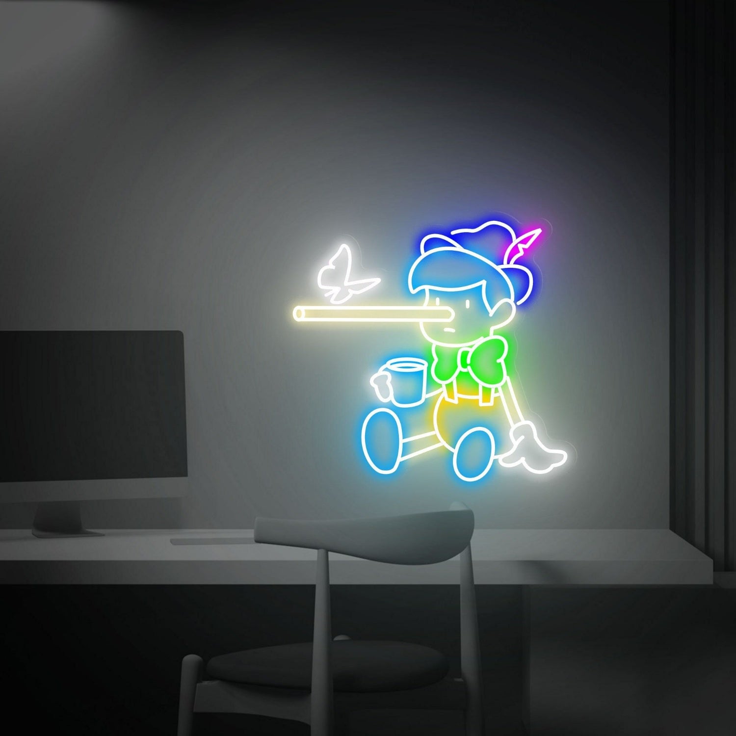 Fairy Tale Dreams Pinocchio Led Neon Sign Kids Rooms | Shineneon