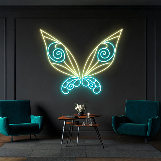 Fairy Wings Neon Sign