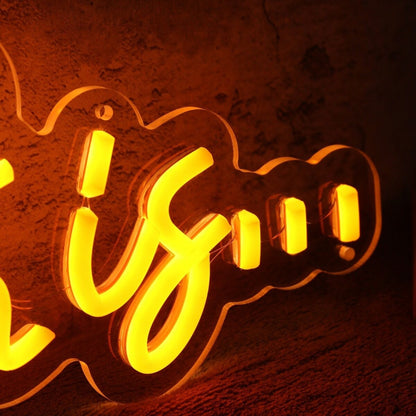 Faith Is Orange Led Neon Sign - Shineneon