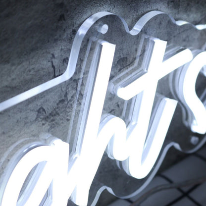 Fajnn On A Flight White Led Neon Sign - Shineneon