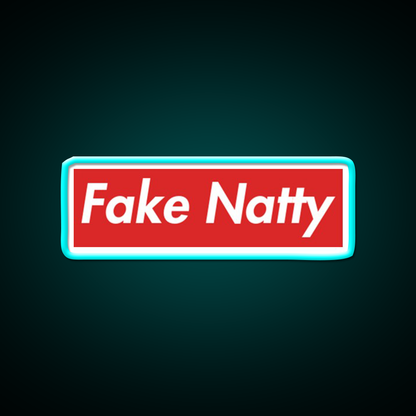 Fake Natty Gym Fitness Led Neon Sign Rgb Color - Size and dimension reference