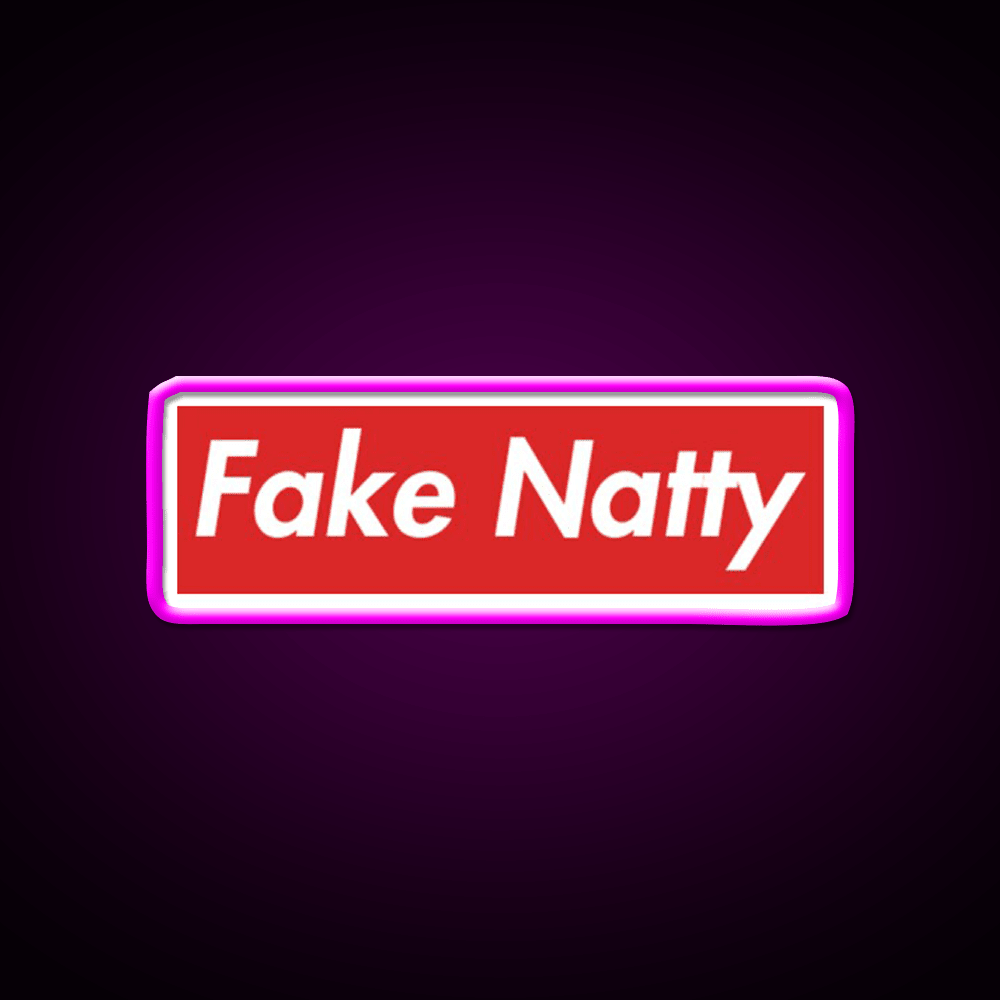 Fake Natty Gym Fitness Led Neon Sign Rgb Color - Shineneon