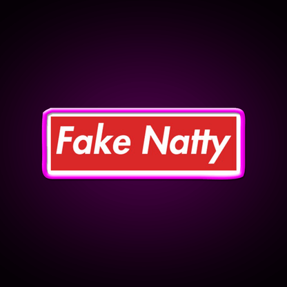 Fake Natty Gym Fitness Led Neon Sign Rgb Color - Shineneon