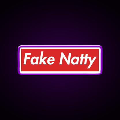 Fake Natty Gym Fitness Led Neon Sign Rgb Color - Shineneon