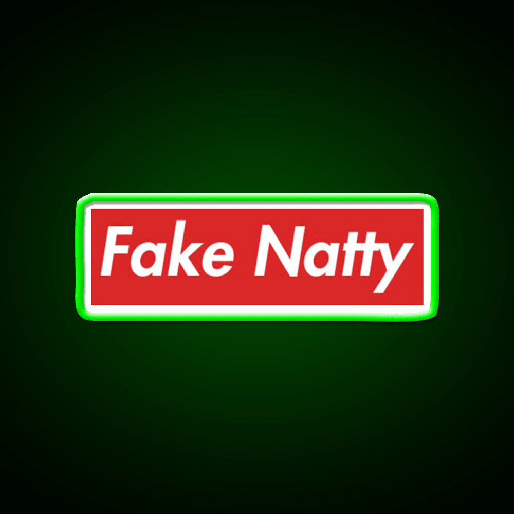 Fake Natty Gym Fitness Led Neon Sign Rgb Color - Shineneon