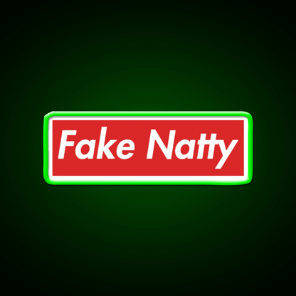 Fake Natty Gym Fitness Led Neon Sign Rgb Color - Shineneon