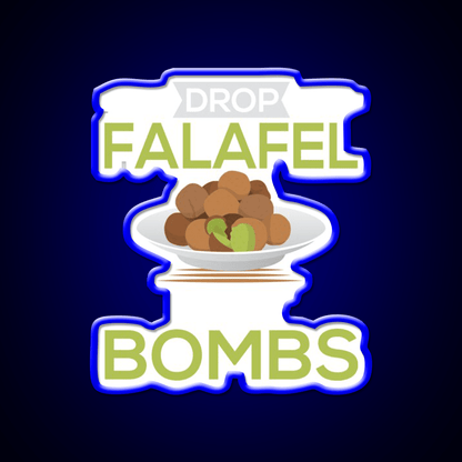 Falafel Arabic Finger Food Snack Food Led Neon Sign Rgb Color - Shineneon