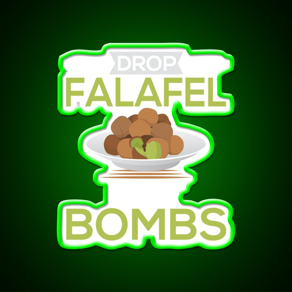 Falafel Arabic Finger Food Snack Food Led Neon Sign Rgb Color - Shineneon
