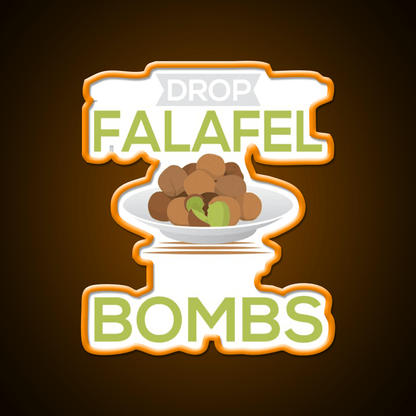 Falafel Arabic Finger Food Snack Food Led Neon Sign Rgb Color - Shineneon